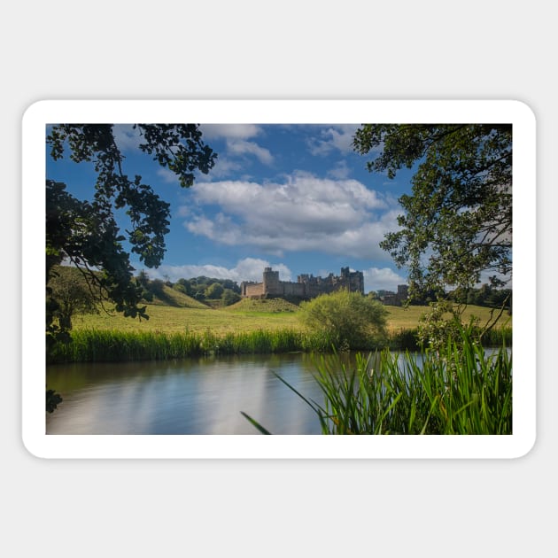 Alnwick Castle Sticker by Reg-K-Atkinson